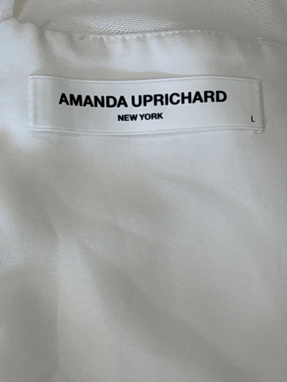 Amanda Uprichard x REVOLVE Evianna Jumpsuit in Ivory Large Womens Pants Suit Out